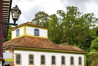 Streets and buildings in the historic city of Ouro Preto in Minas Gerais, Ouro Preto, Minas Gerais,