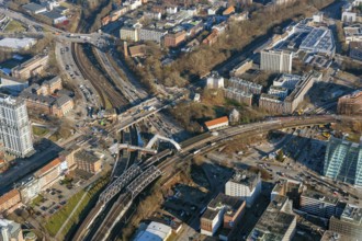 Construction site, Ankelmannplatz, Bürgerweide, Berliner Tor, Heidenkampsweg, Spaldingstraße,