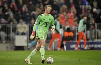 Goalkeeper Manuel Neuer FC Bayern Munich FCB (01) Football UEFA Champions League, CL, Allianz