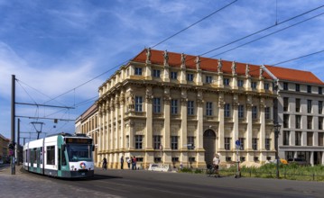 Classicist building on Friedrich-Ebert-Straße in Potsdam, Brandenburg, Germany