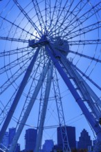The Montreal Observation Ferris Wheel or La Grande Roue de Montreal amusement ride, Old Port of