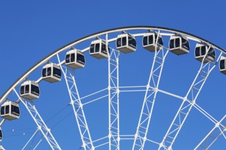 Cabins on The Montreal Observation Ferris Wheel or La Grande Roue de Montreal amusement ride, Old