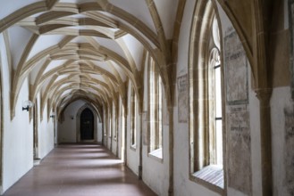 Cloister, Blaubeuren Abbey, Swabian Jura, Baden-Württemberg, Germany
