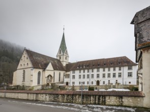 Blaubeuren Abbey, Benedictine monastery, church tower, religious building, Blaubeuren, Swabian