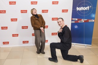 Corinna Harfouch and Mark Waschke at the preview of the crime thriller Tatort: Gefahrengebiet im