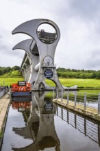 Falkirk Wheel, Forth and Clyde Canal, Falkirk, Scotland, UK