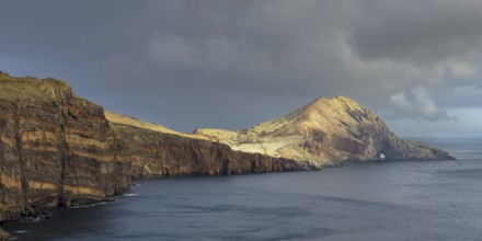 Sunset, volcanic peninsula, Ponta de São Lourenço, Ponta de Sao Lourenco, rocky coast, Punta de San