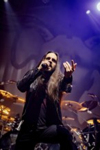 Mikael Sehlin, singer of Amaranthe, live on Arcane Dimensions Tour 2026 at Munich's Zenith on 17.01