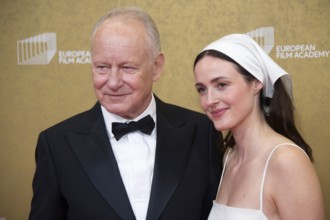 Stellan Skarsgard, Renate Reinsve, EUROPEAN FILM AWARDS Berlin 2026, photo call at the House of