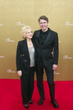 Liv Ullman with her grandson Halfdan Ullmann Tondel, EUROPEAN FILM AWARDS Berlin 2026, photo call