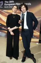 Sophie Mas and Ugo Bienvenu, EUROPEAN FILM AWARDS Berlin 2026, Photo Call at the House of World
