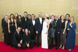 Sentimental Value film team led by director Joachim Trier, EUROPEAN FILM AWARDS Berlin 2026, photo