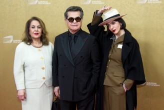 Guest, Jafar Panahi and Solmaz Panahi, EUROPEAN FILM AWARDS Berlin 2026, photo call at the House of