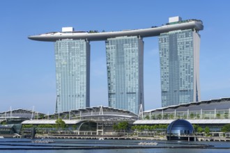 Marina Bay Sands, MBS, luxury 5-star hotel and integrated resort in Downtown Core of the city