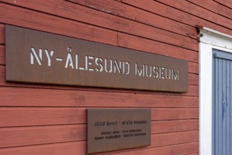 Ny-Ålesund Museum, former mining building showing the town's past, exploration history and