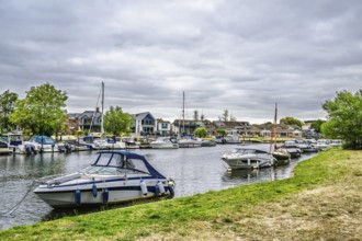 River Stour, Christchurch Quay, Southbourne, Wick, Bournemouth, England