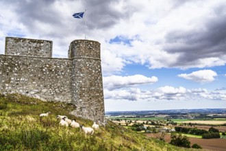 Hume Castle, Greenlaw, Scottish Borders, Scotland, UK