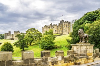 Alnwick Castle, Alnwick, Northumberland, England, UK