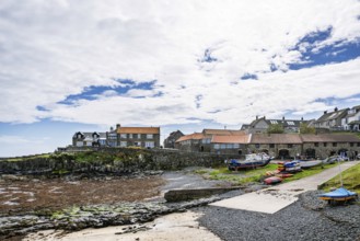 Craster village, Alnwick, Northumberland, England, United Kingdom