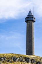 Waterloo Monument over Scottish fields and farms, Jedburgh, Scotland, UK