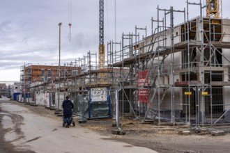 New development area Am alten Angerbach in Duisburg-Huckingen, on approx. 17 hectares, 300 new