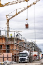 New development area Am alten Angerbach in Duisburg-Huckingen, on approx. 17 hectares, 300 new