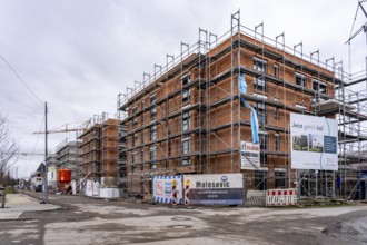 New development area Am alten Angerbach in Duisburg-Huckingen, on approx. 17 hectares, 300 new