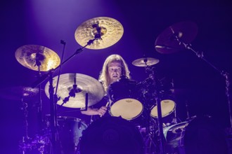 Ariën van Weesenbeek, drummer from Epica, live on Arcane Dimensions Tour 2026 at Munich's Zenith on