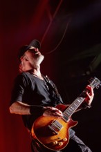 Isaac Delahaye, guitarist from Epica, live on Arcane Dimensions Tour 2026 at Zenith in Munich on 17