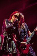 Singer Simone Simons and guitarist Mark Jansen from Epica, live on Arcane Dimensions Tour 2026 at