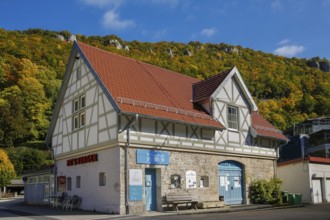 Wilhelm Hauff-Museum, half-timbered house, Lichtenstein-Honau, Municipality of Lichtenstein,