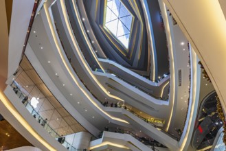 Skylight and various floors in Iconsiam shopping center, Bangkok, Thailand's metropolis, Thailand