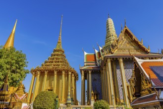 The Grand Royal Palace, Wat Phra Kaeo Buddhist Temple, the Royal Pantheon, Prasad Phra Thepbidon,