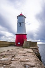 Berwick Pier and Lighthouse, Berwick-upon-Tweed, England, UK