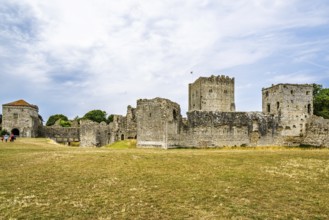 Ruins of Portchester Castle, Portchester, Fareham, Hampshire, UK
