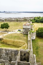 Ruins of Portchester Castle, Portchester, Fareham, Hampshire, UK