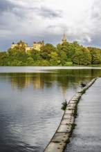 Linlithgow Palace, Linlithgow Loch, West Lothian, Scotland, United Kingdom