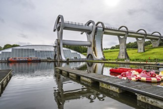 Falkirk Wheel, Forth and Clyde Canal, Falkirk, Scotland, UK
