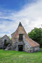 Preston Mill and Phantassie Doocot, River Tyne, East Lothian, Scotland, UK