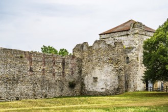 Ruins of Portchester Castle, Portchester, Fareham, Hampshire, UK