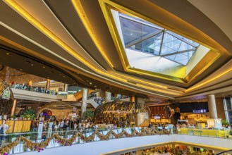Skylight and top floor in Iconsiam shopping center, Bangkok, Thailand's metropolis, Thailand