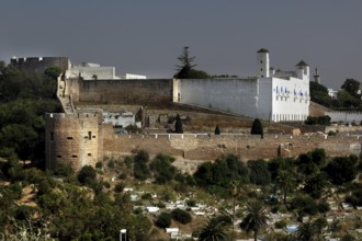 Historic Portuguese fortress surrounded by green areas in Safi, Safi, Doukkala-Abda, Morocco