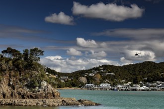 Idyllic island view in the Bay of Islands from Paihia, Paihia, Bay of Islands, New Zealand
