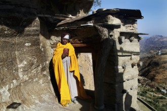 ETH Debre Damo, entrance, Abba Philippos