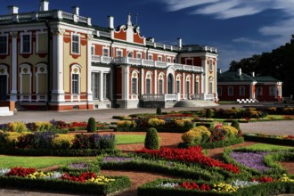Katharinental Castle with lush gardens and Baroque architecture, Tallinn, Harju, Estonia
