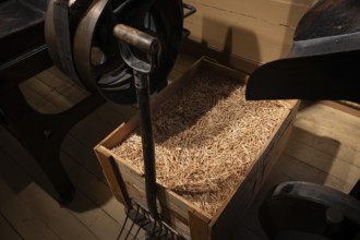 Historic machine for making matches, Tändsticksmuseet Match Museum or Match Museum, Jönköping,