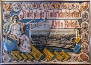 Share in a match factory, Tändsticksmuseet match museum or match museum, Jönköping, Jönköpings län,