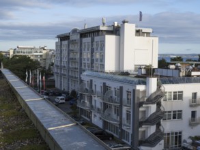 Hotel Arkona, view from above, Binz, seaside resort, Rügen island, Mecklenburg-Western Pomerania,