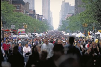 Italian-American street festival on 5th Avenue, New York City, USA