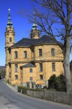 Pilgrimage church Basilica Vierzehnheiligen near Bad Staffelstein, Lichtenfels district,